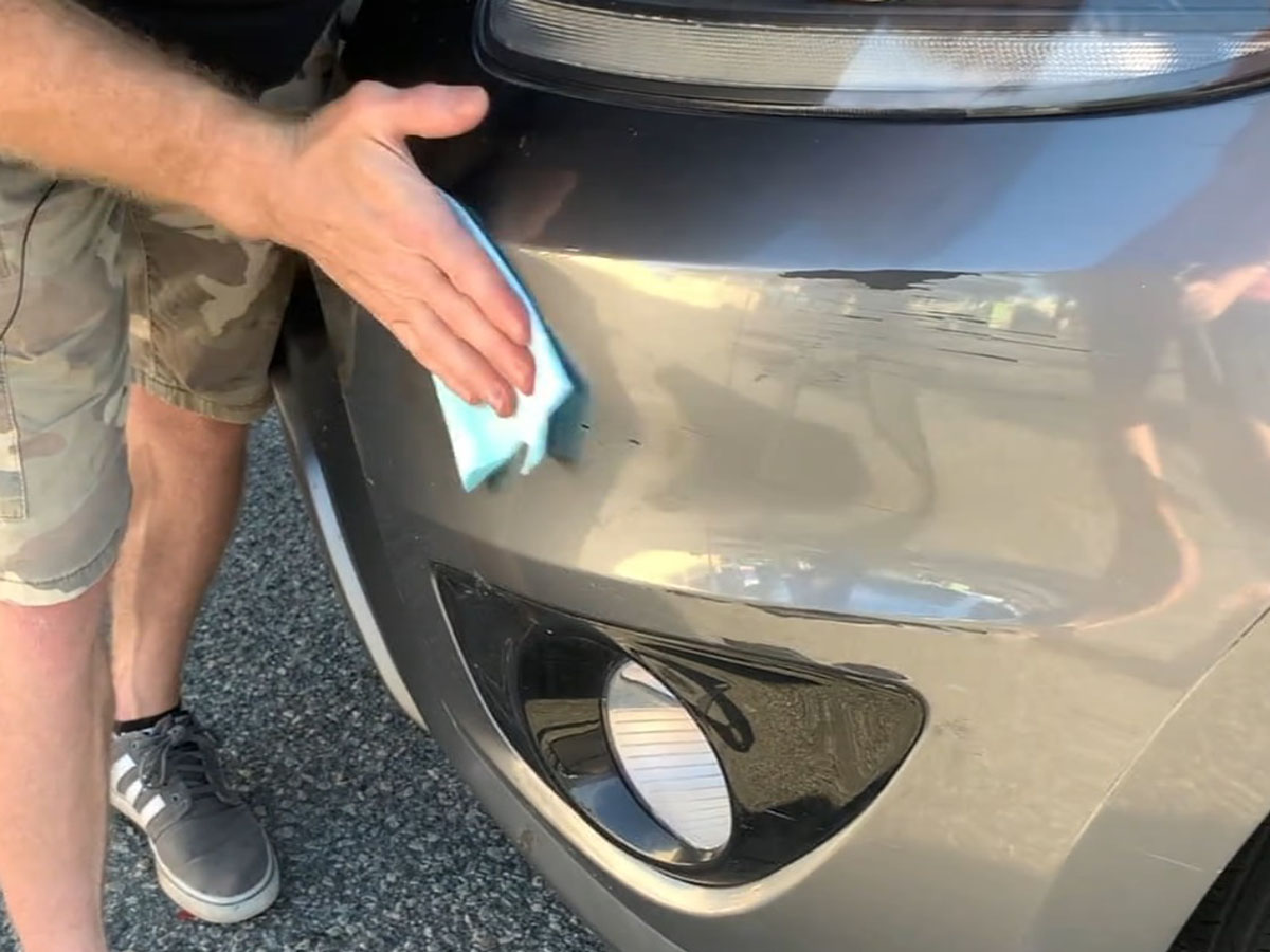 how to get paint off car bumper